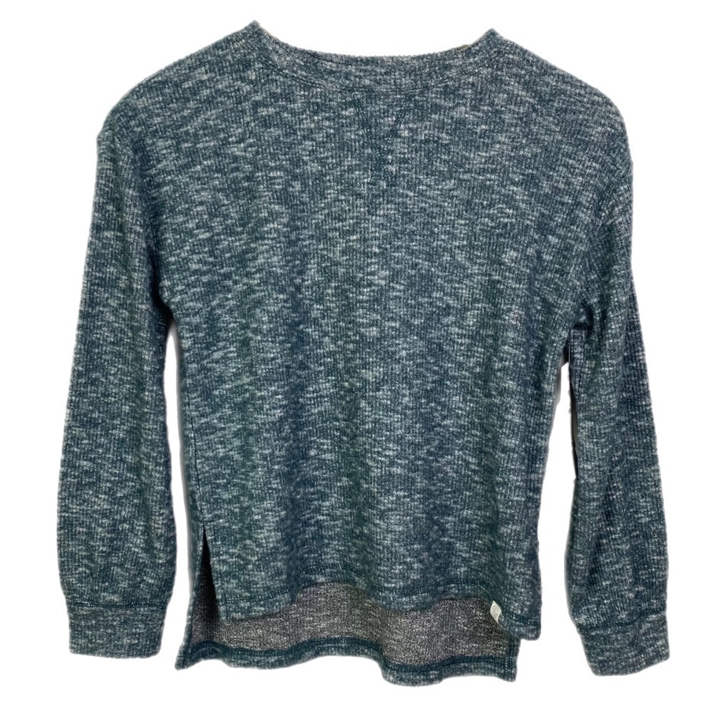 Treasure &‎ Bond Kids' Cozy Rib Long Sleeve T-shirt Size Blue-Green M (8/10)